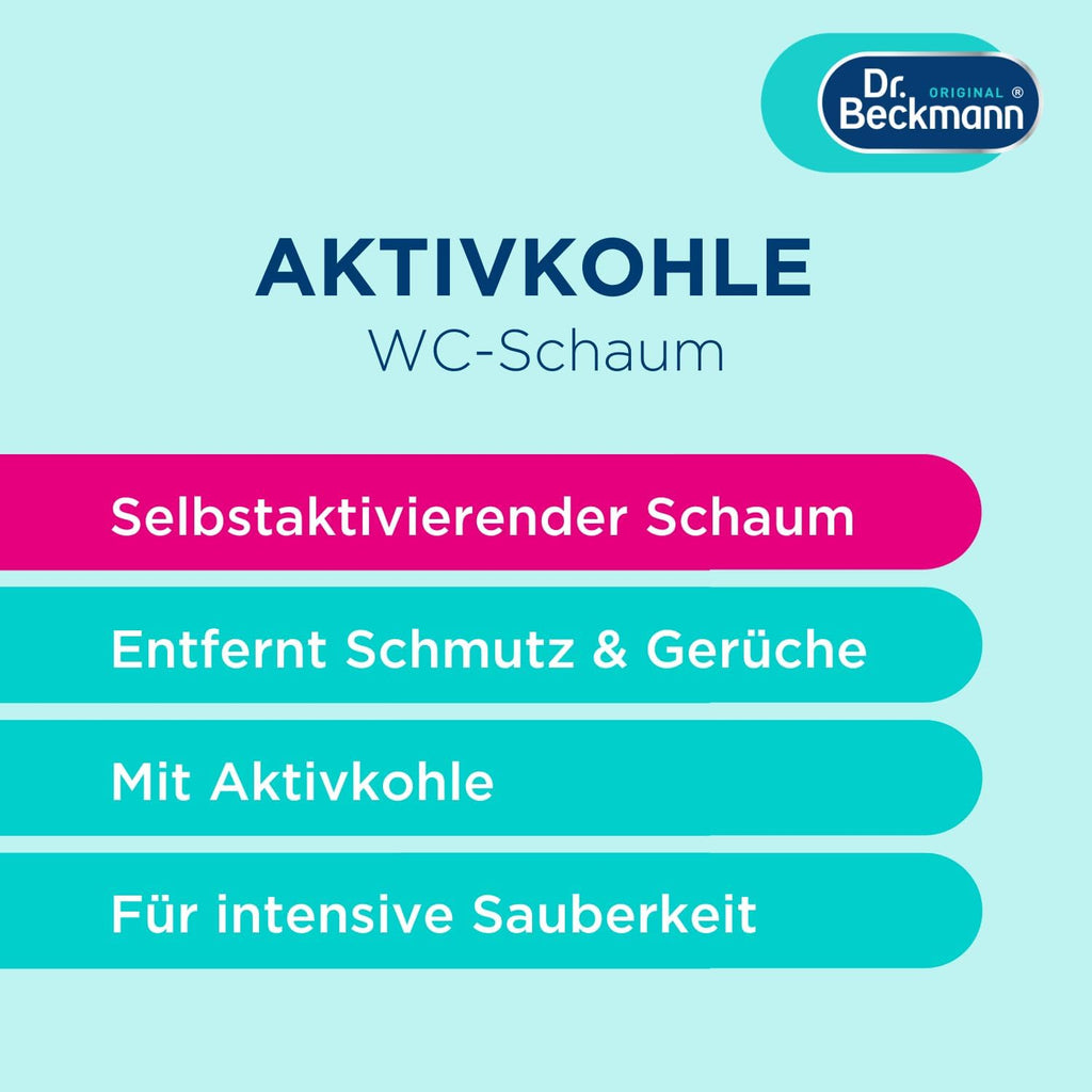 Dr. Beckmann Intensiv-Reiniger Wc-Schaum, Selbstaktivierender Schaum 3x 100 g ( Ein Bild des Artikels zeigt zwei verschiedene Versionen )