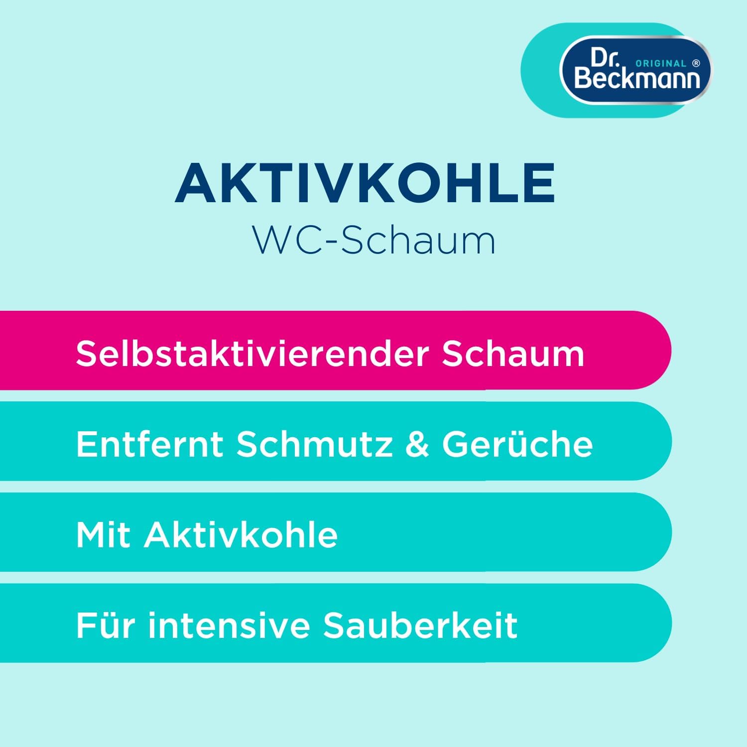 Dr. Beckmann Intensiv-Reiniger Wc-Schaum, Selbstaktivierender Schaum 3x 100 g ( Ein Bild des Artikels zeigt zwei verschiedene Versionen )
