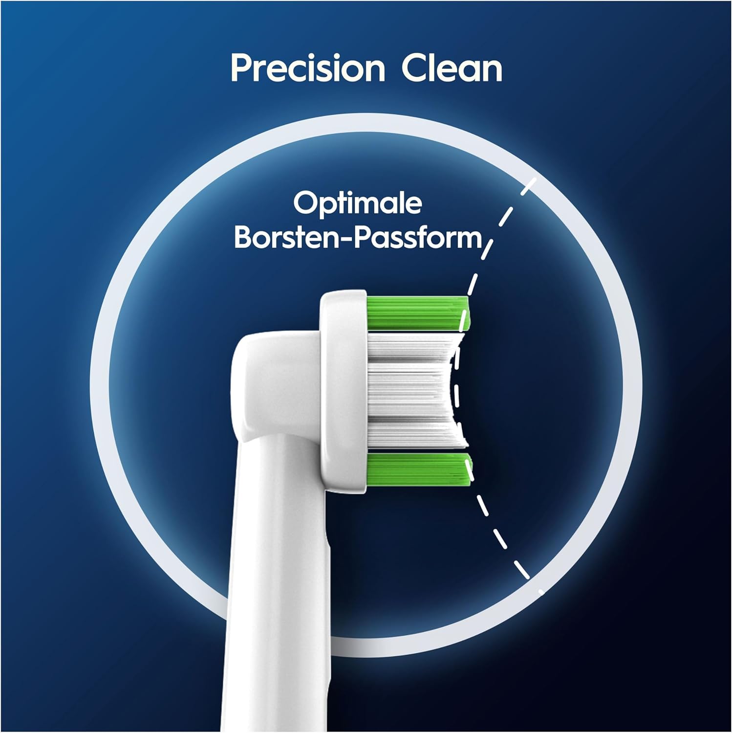 Oral-B Pro Precision Clean – ORIGINAL Aufsteckbürsten für Elektrische Zahnbürste – Zahnreinigung, Ersatzbürsten mit innovativen X-Borsten, Zahnbürstenaufsatz, Designed in Germany – Weiß, 8 Stück