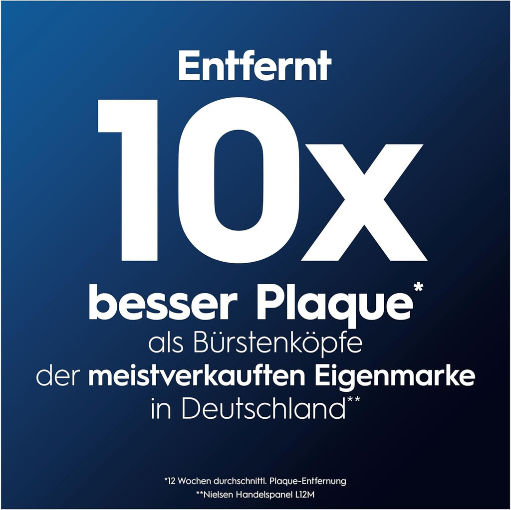 Oral-B Pro Precision Clean – ORIGINAL Aufsteckbürsten für Elektrische Zahnbürste – Zahnreinigung, Ersatzbürsten mit innovativen X-Borsten, Zahnbürstenaufsatz, Designed in Germany – Weiß, 8 Stück