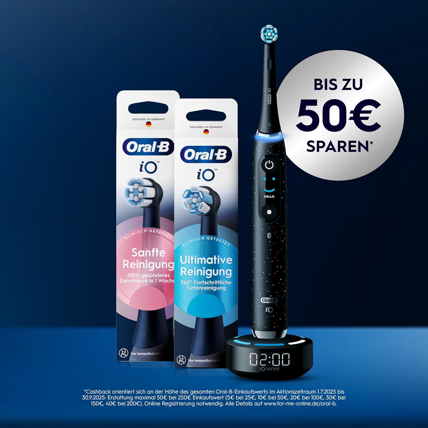 Oral-B Pro Precision Clean – ORIGINAL Aufsteckbürsten für Elektrische Zahnbürste – Zahnreinigung, Ersatzbürsten mit innovativen X-Borsten, Zahnbürstenaufsatz, Designed in Germany – Weiß, 8 Stück