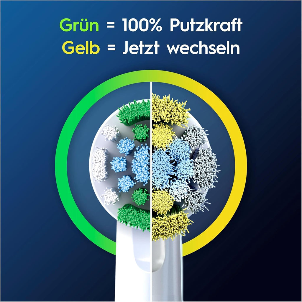 Oral-B Pro Precision Clean – ORIGINAL Aufsteckbürsten für Elektrische Zahnbürste – Zahnreinigung, Ersatzbürsten mit innovativen X-Borsten, Zahnbürstenaufsatz, Designed in Germany – Weiß, 8 Stück